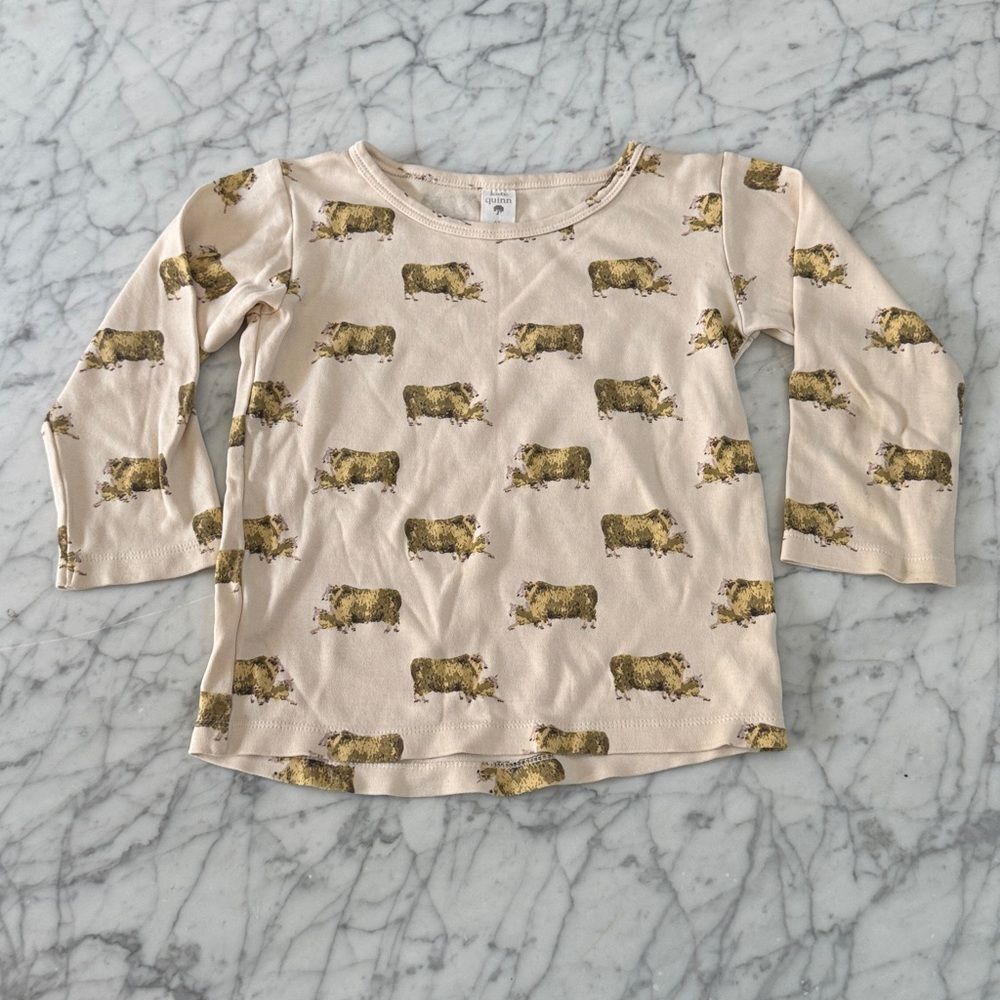 Kate Quinn size 6Y long sleeved sheep shirt